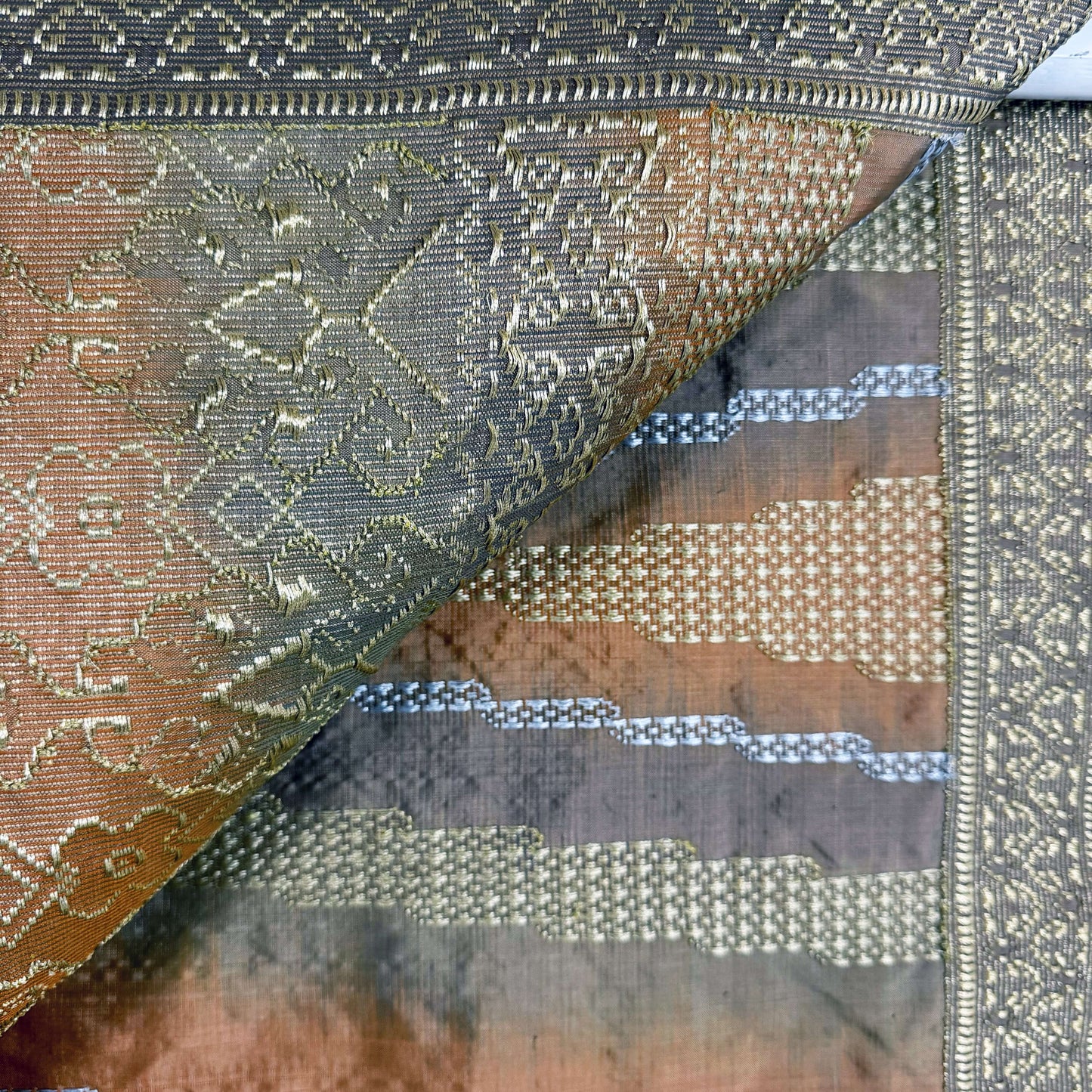 Saribas handwoven silk songket sampin textile