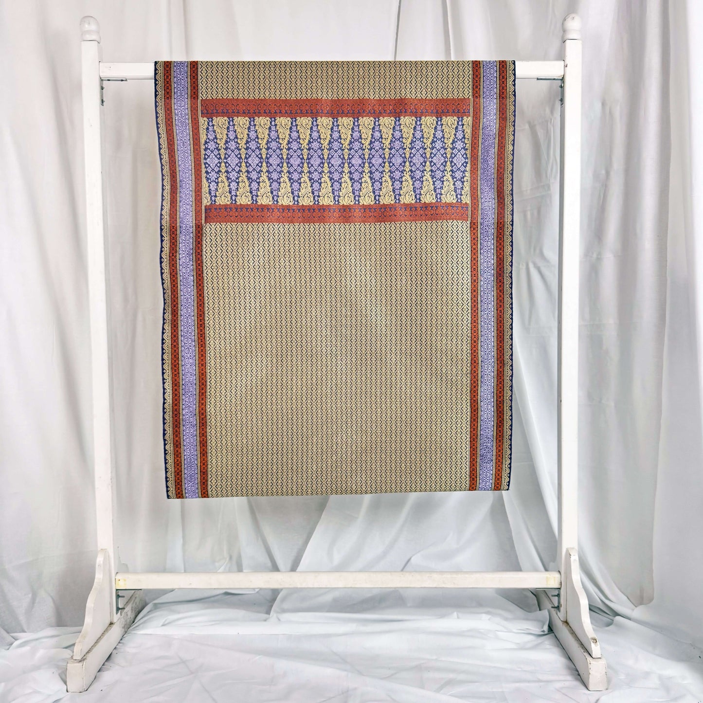 Indera Kayangan handwoven silk songket sampin textile