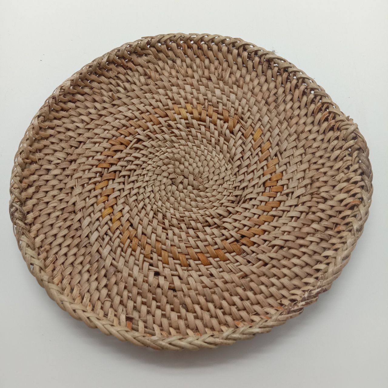 RATTAN PLATE L 190325 Y BN 024