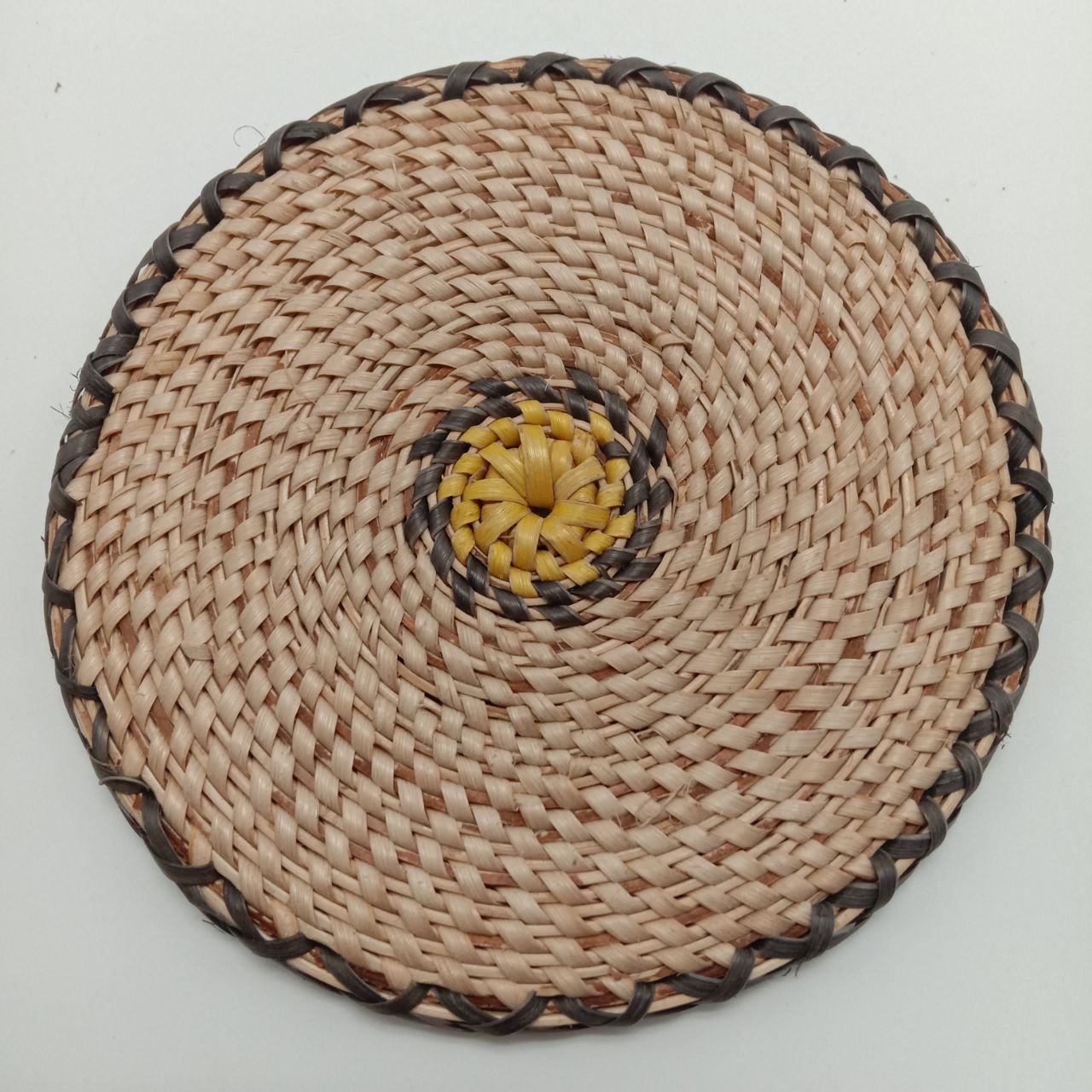 RATTAN PLATE L 190325 Y SG 005