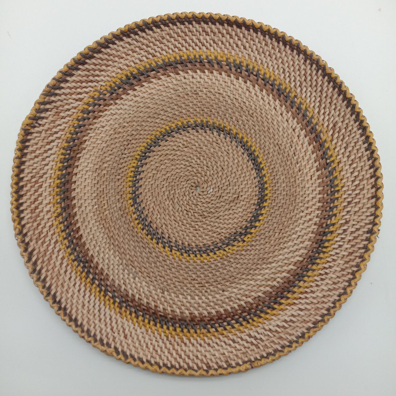 RATTAN PLATE L 190325 Y SG 009