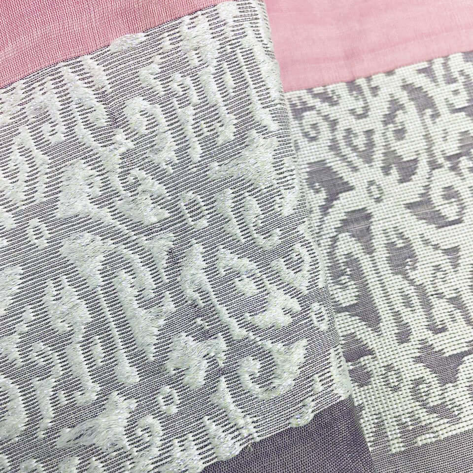 Putri Saribas Manggis handwoven silk songket shawl textile