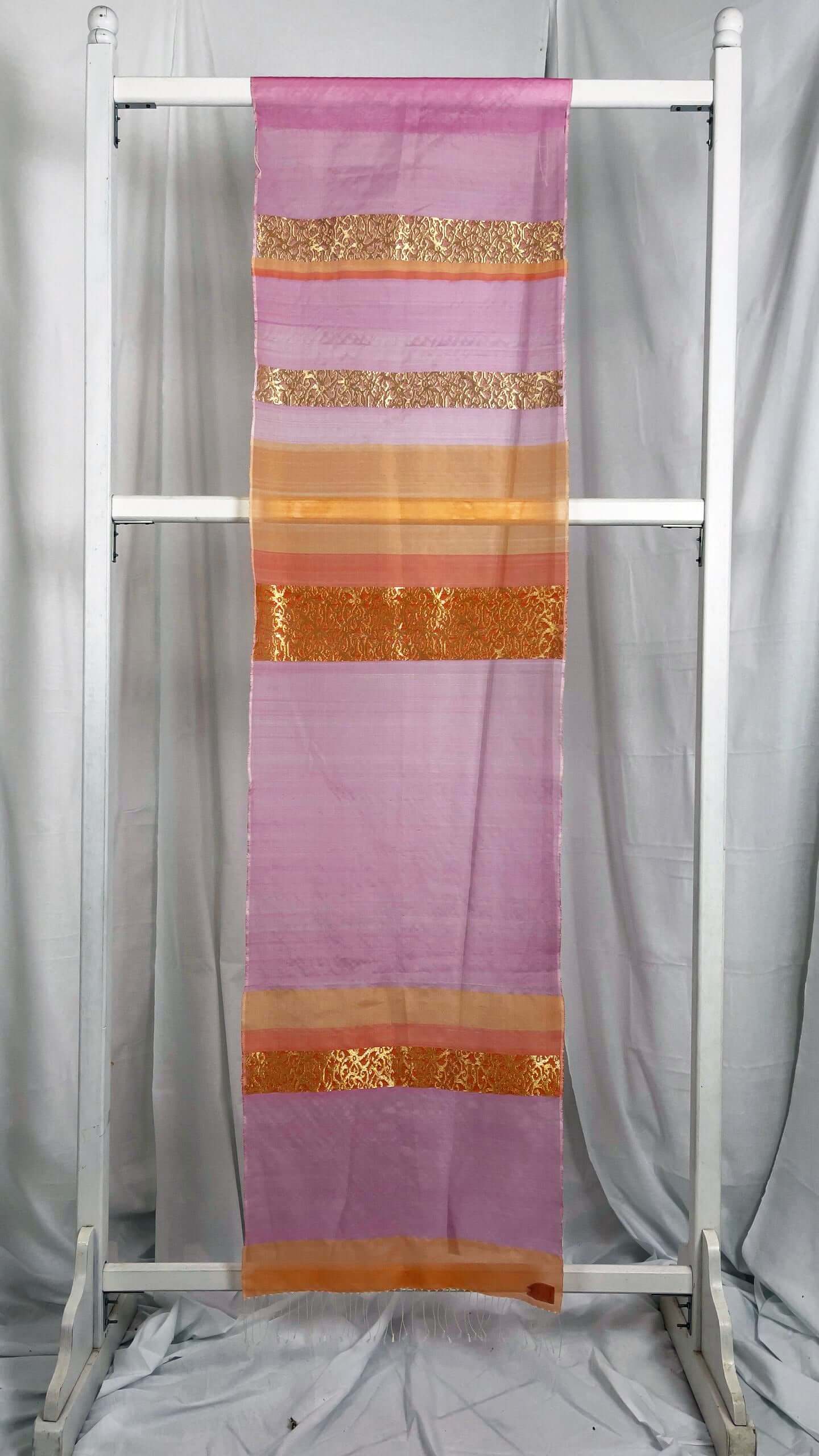Putri Saribas Bandung handwoven silk songket shawl textile