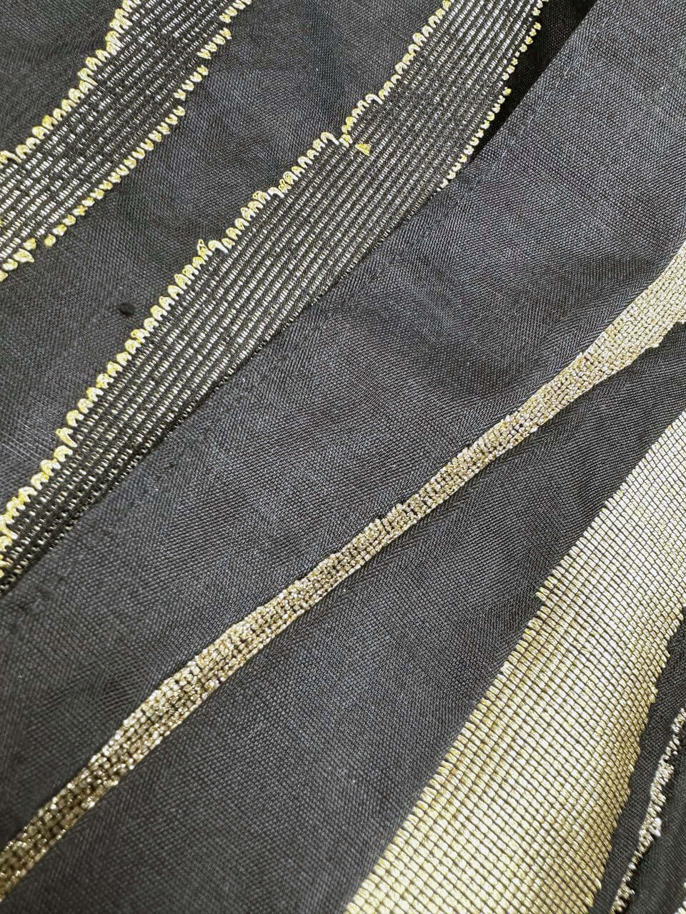 Selampai Emas handwoven silk songket shawl textile