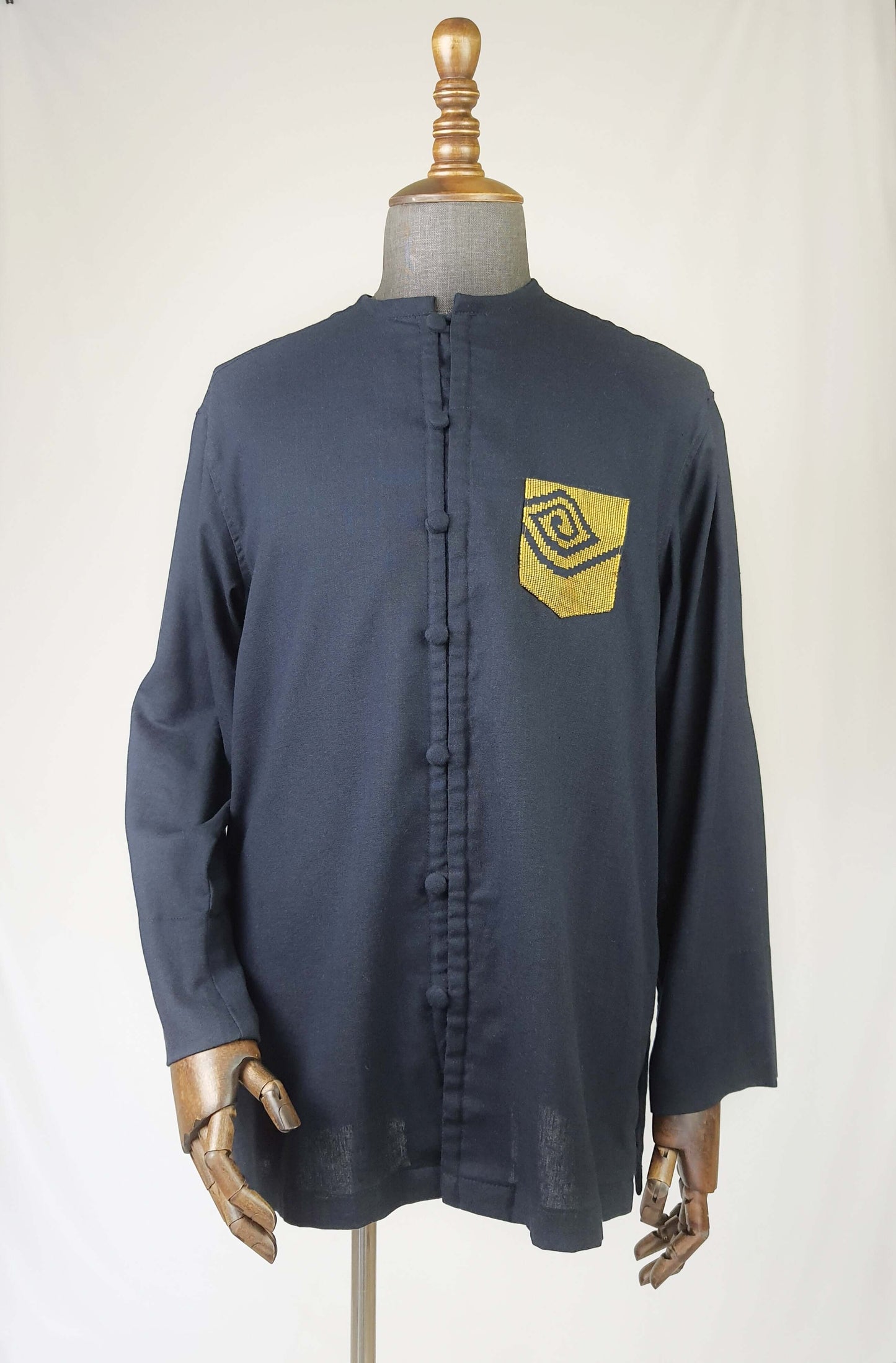 Mega Mendung Mens Linen Shirt