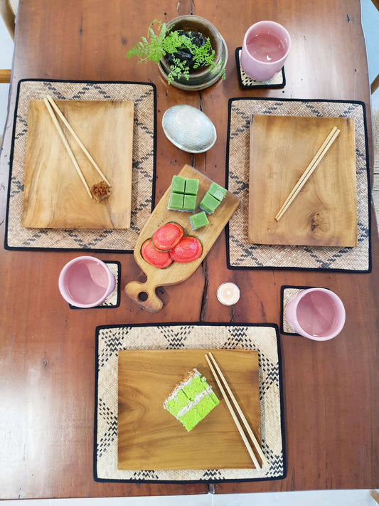 RATTAN Table Mat Set (Assorted)