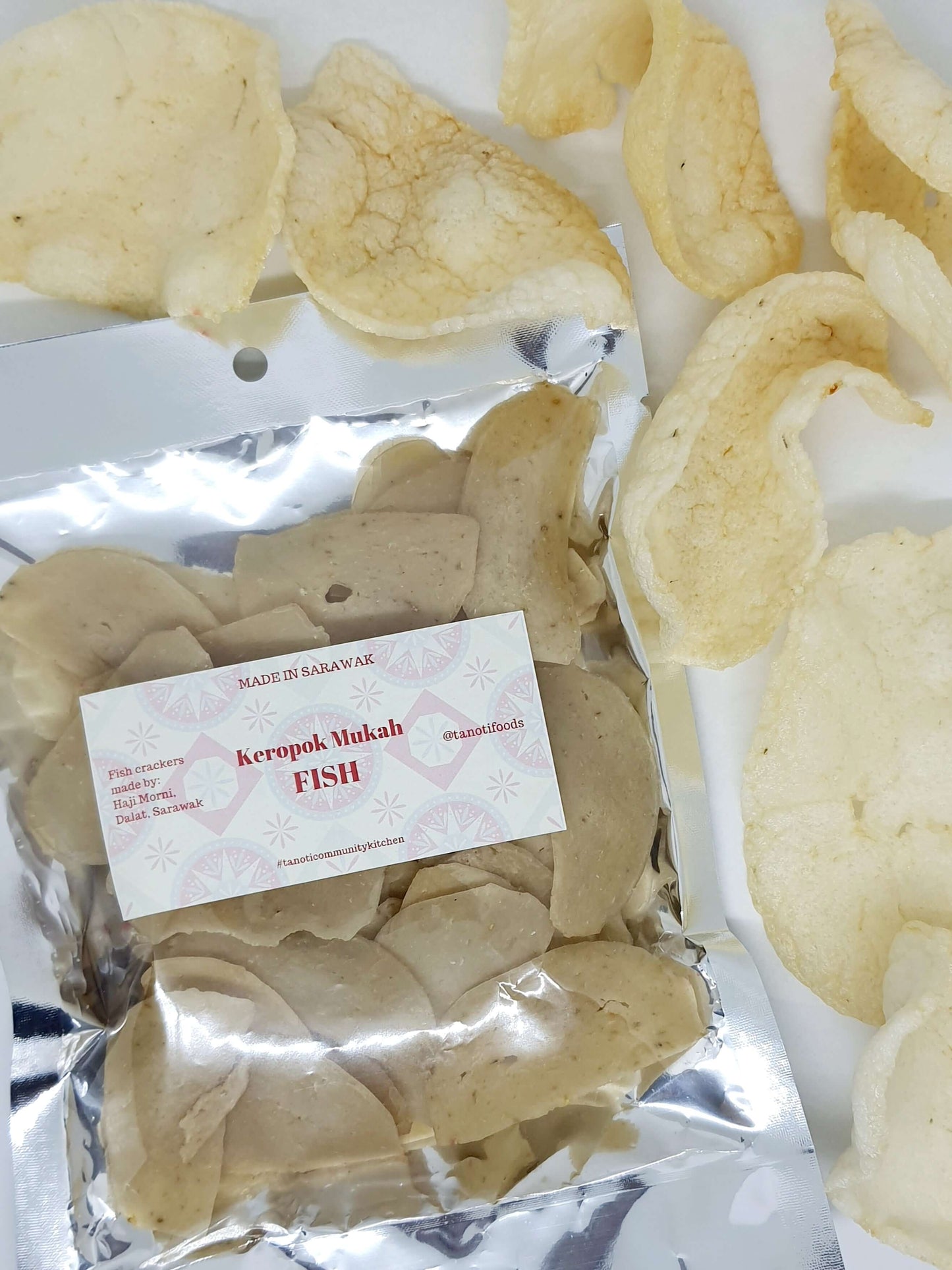 Mukah Fish Keropok (Uncooked)