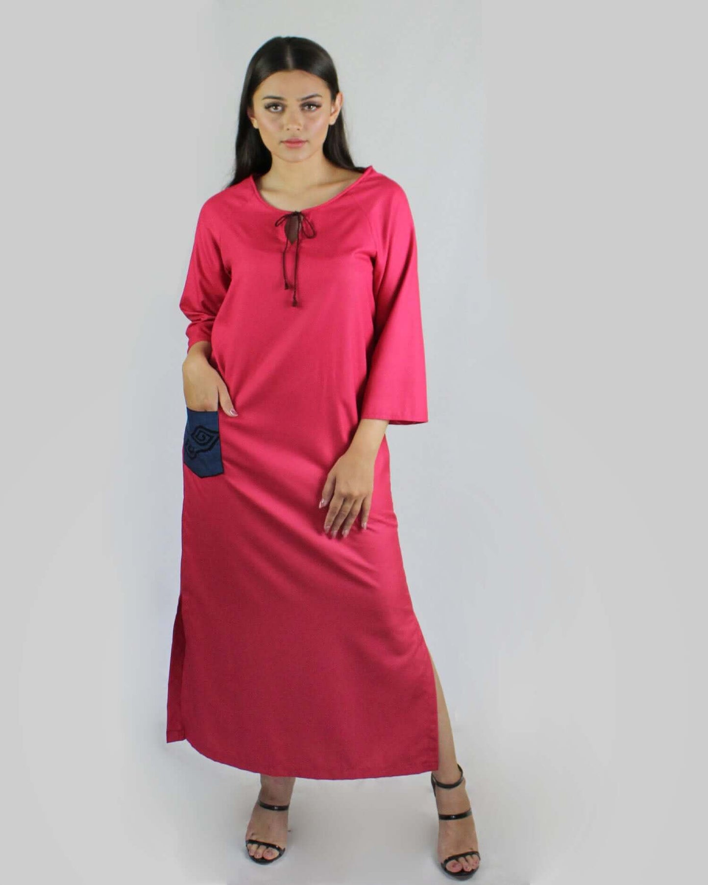 Mega Mendung Kaftan - Red