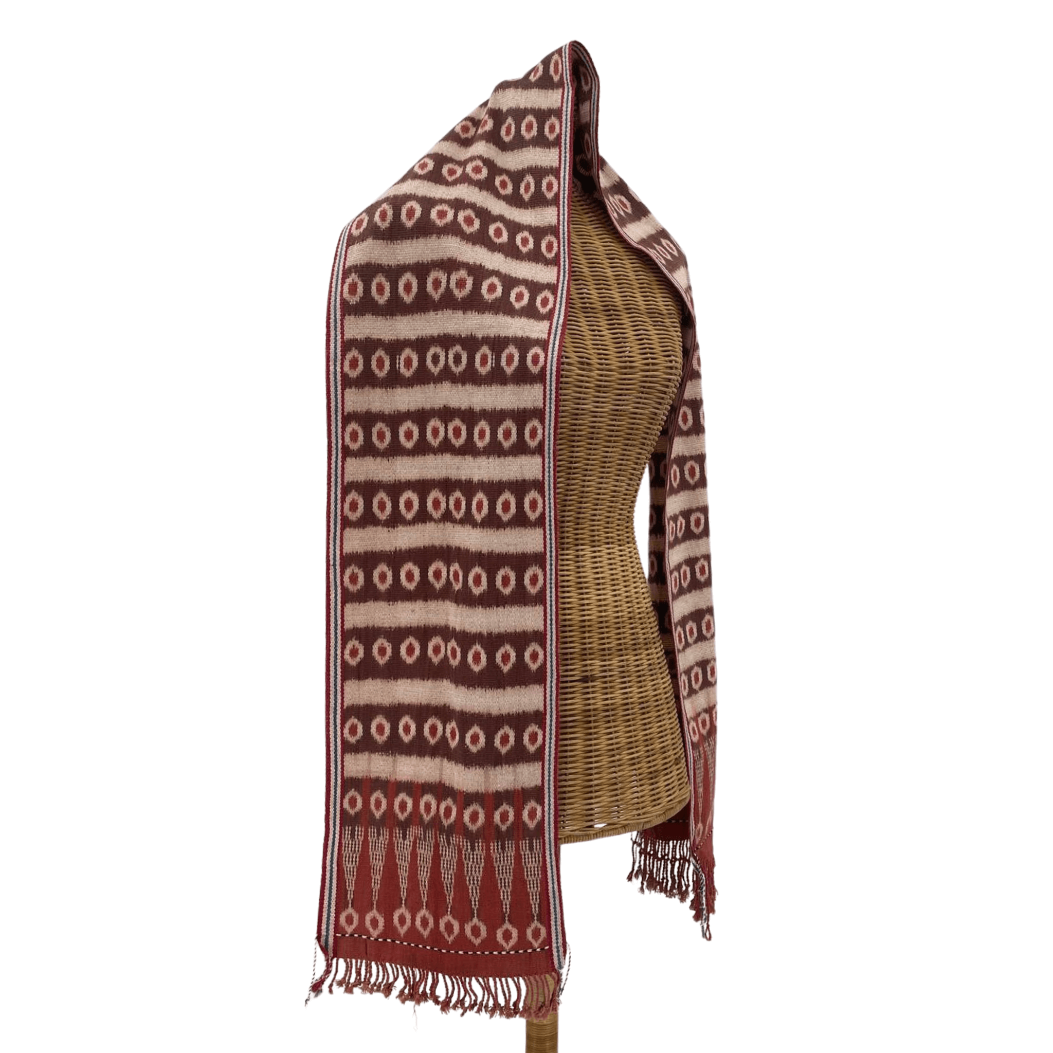 Pua Kumbu : Mata Burung Puna Handwoven Shawl #229