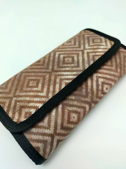 Batik Linut Currency Holder in Brown