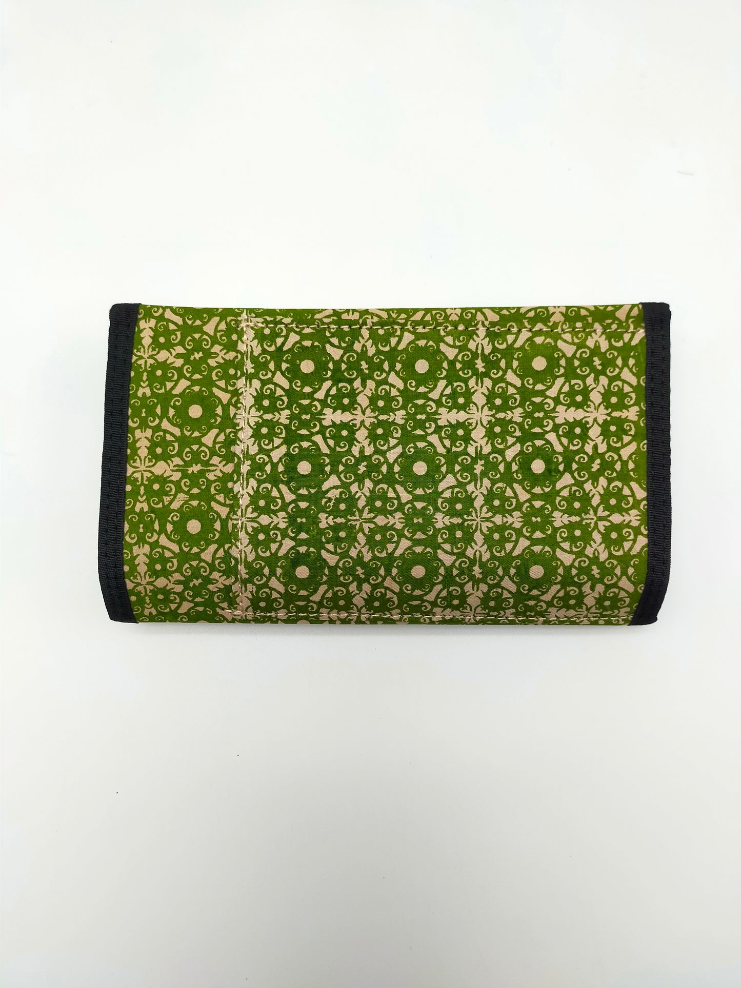 Batik Linut Currency Holder in Dark Green