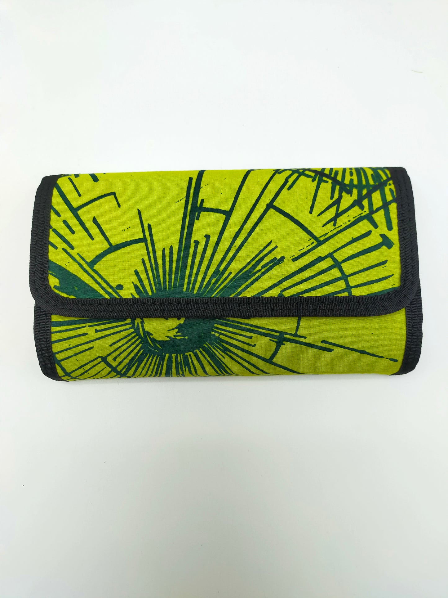 Batik Linut Currency Holder in Bright Green