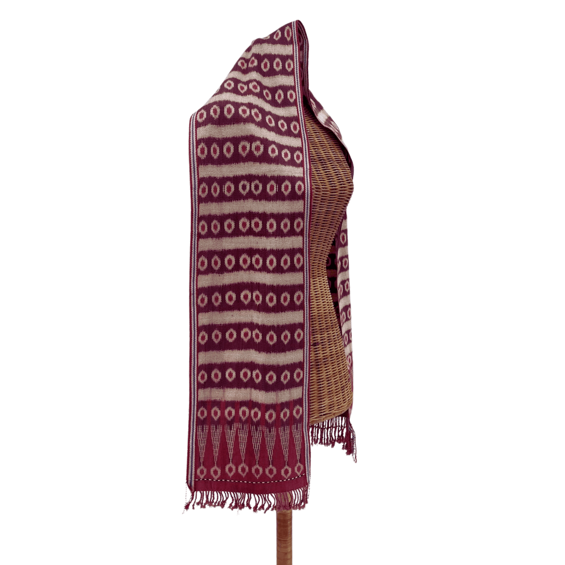 Pua Kumbu : Mata Burung Puna Handwoven Shawl #229