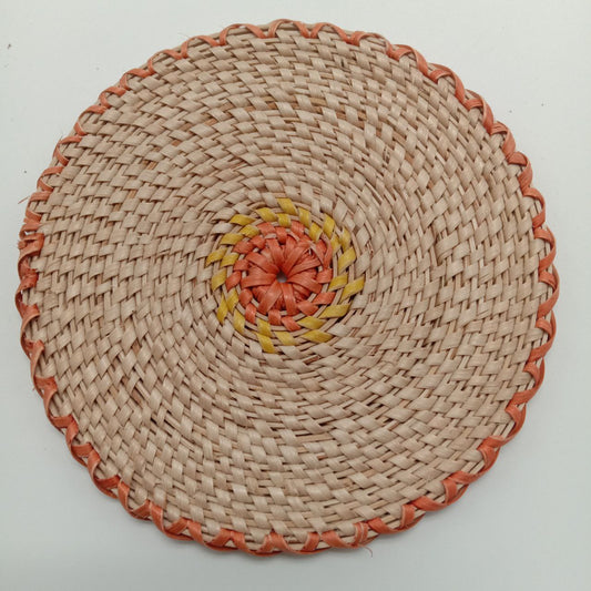 RATTAN PLATE L 190325 Y SG 004
