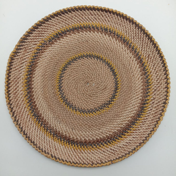 RATTAN PLATE L 190325 Y SG 009