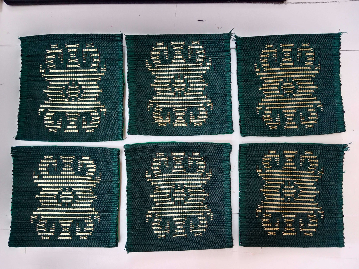 SONGKET Iban Motif Coaster Set of 6