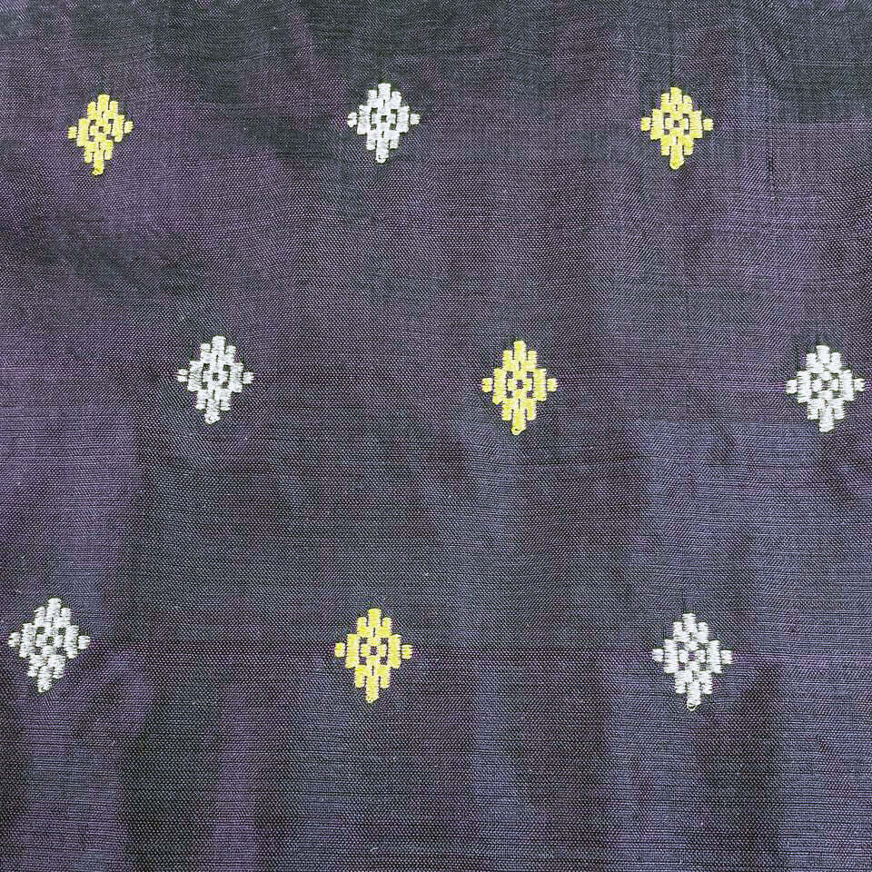 Indera Kayangan Handwoven Silk Songket Shawl in Purple