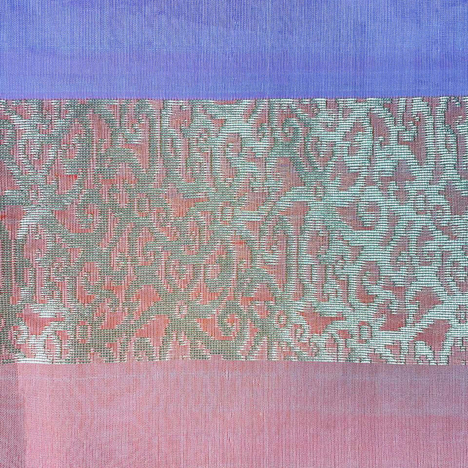 Putri Saribas Manggis handwoven silk songket shawl textile