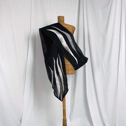 Selampai Perak handwoven silk songket shawl textile