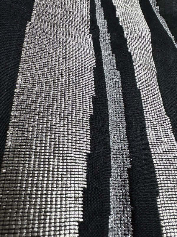 Selampai Perak handwoven silk songket shawl textile