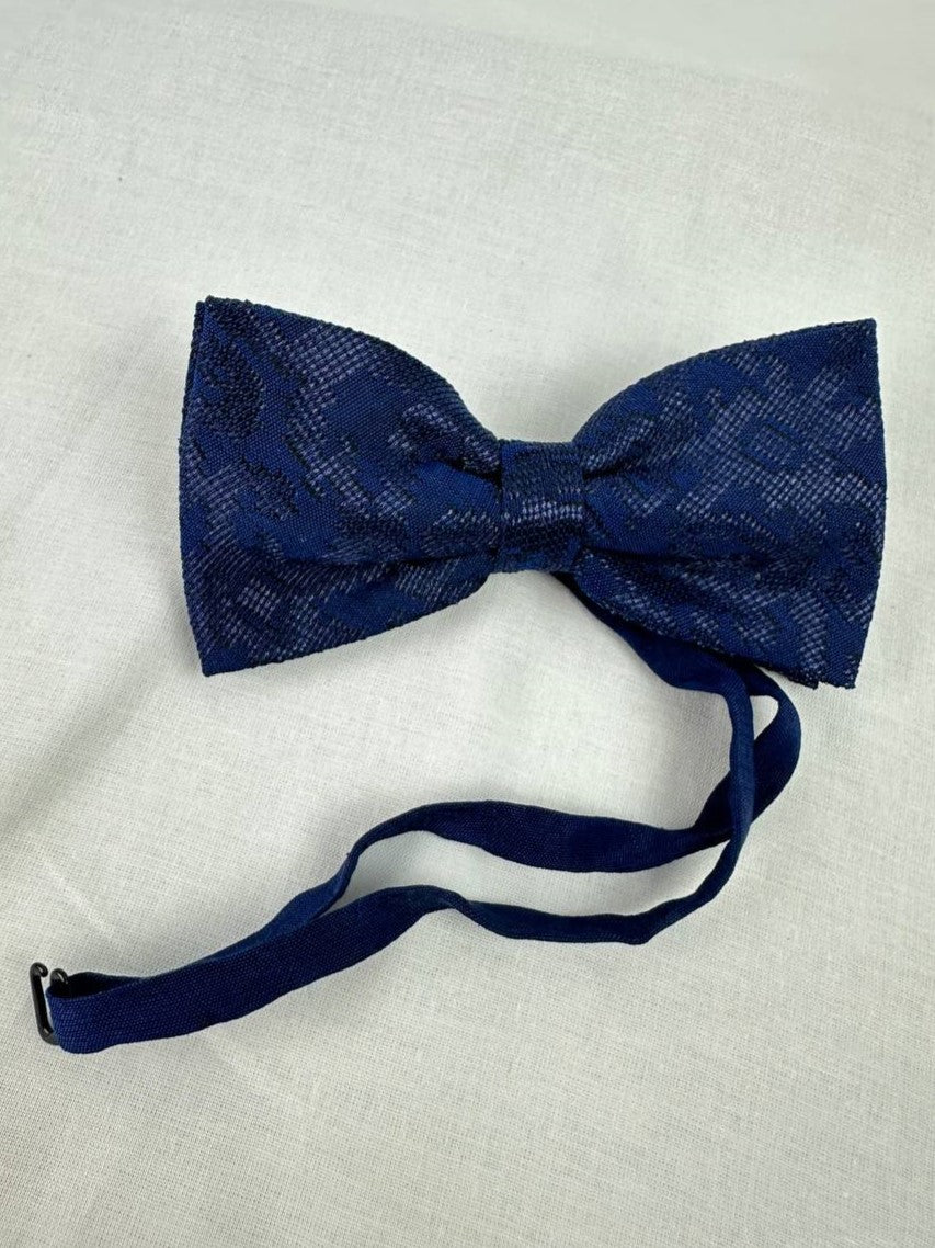 BANGSAWAN SARIBAS Songket Bowtie in Navy #101