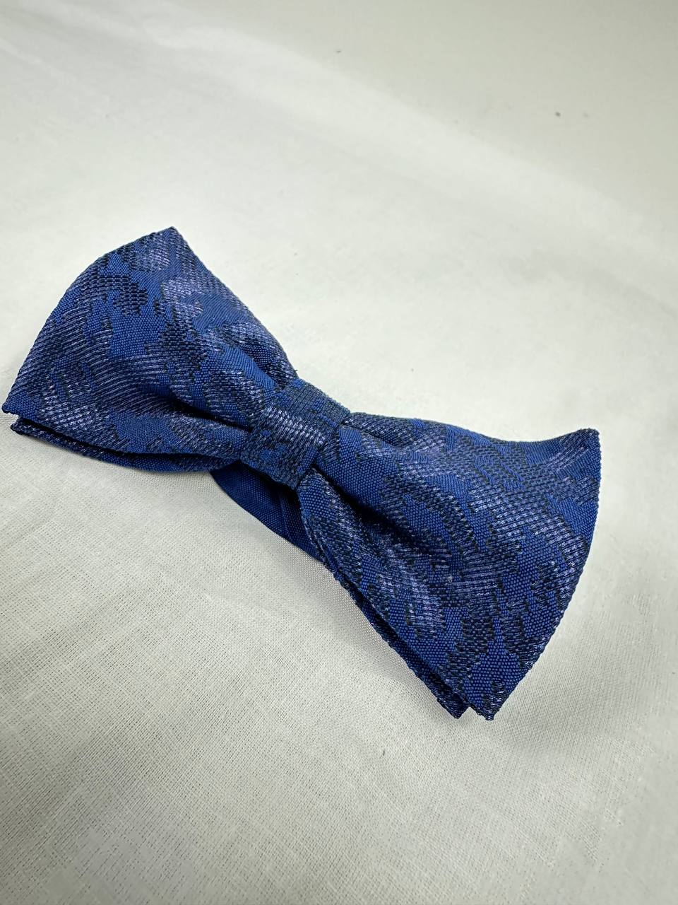 BANGSAWAN SARIBAS Songket Bowtie in Navy #102