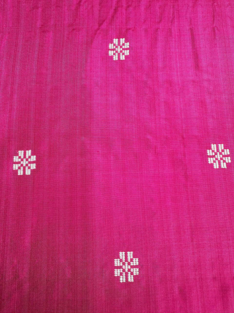 Garden Grace Blossoms handwoven silk songket shawl textile