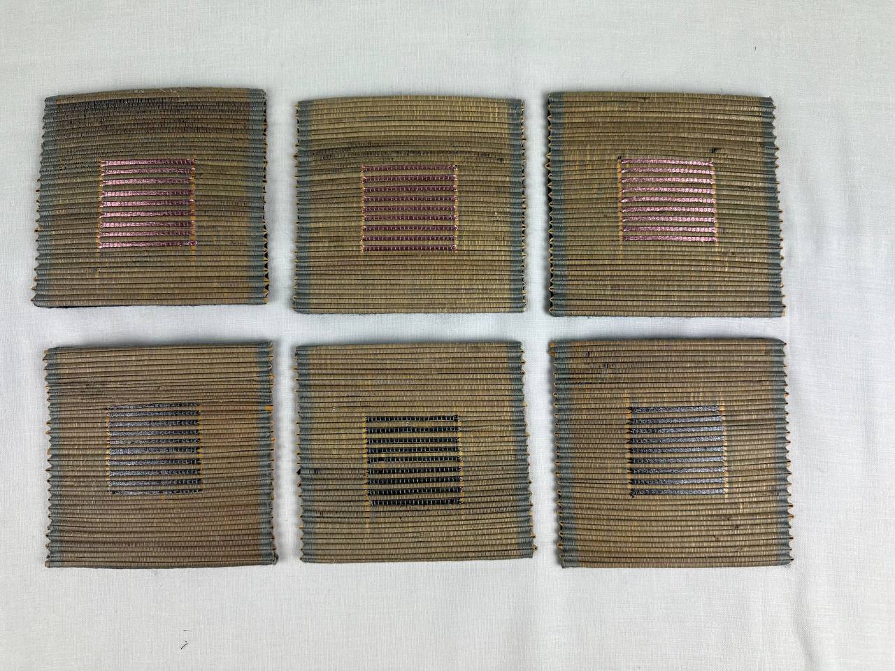 SONGKET Woven Coasters Set of 6