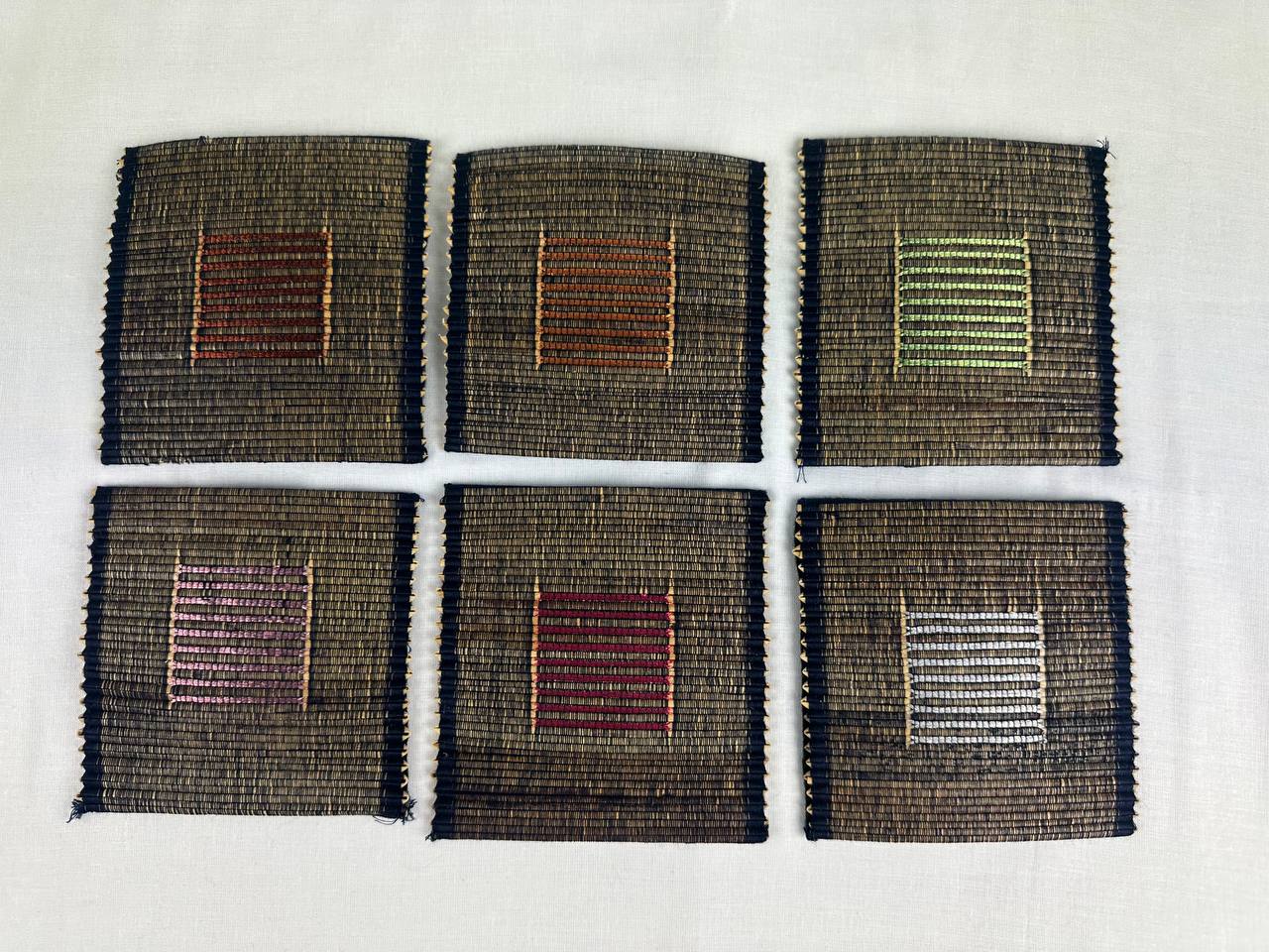 SONGKET Woven Coasters Set of 6