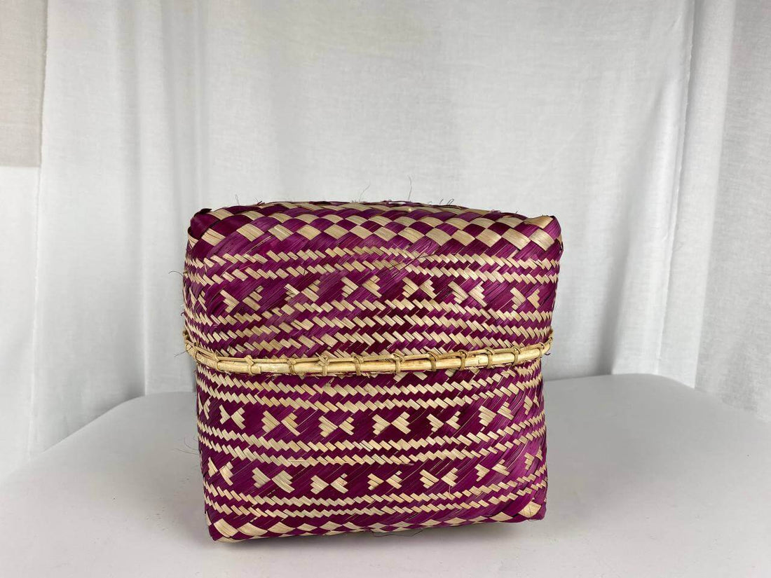 Bamboo Weaved Box #168