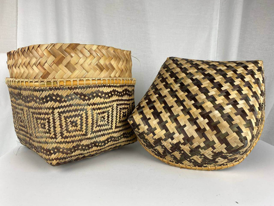 Bamboo Weaved Box #163