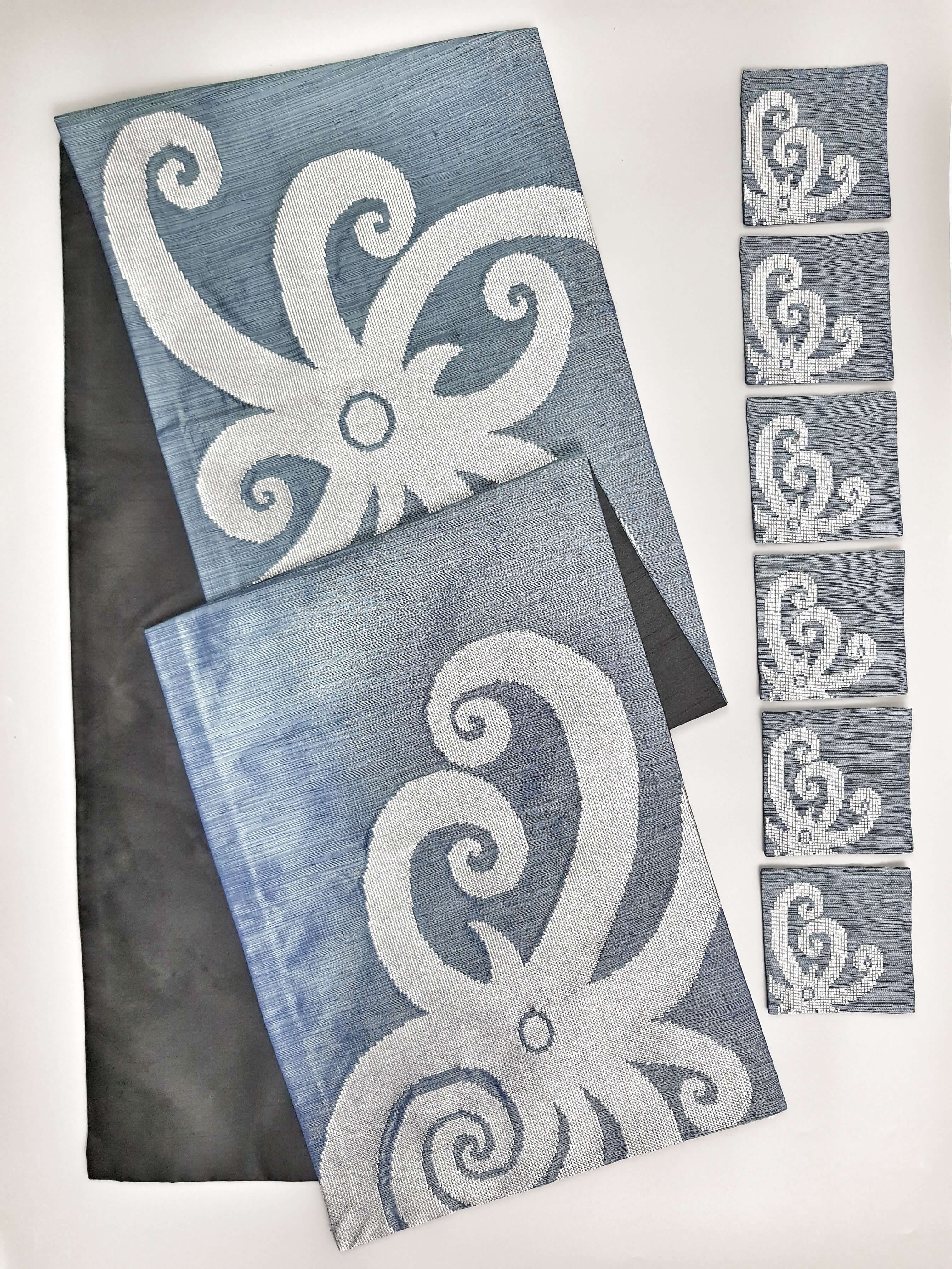SONGKET Iban Motif Silk Dining set